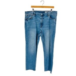 Gap Standard Regular Jeans Blue 35/20 High Rise‎ Straight Leg Denim Medium Wash